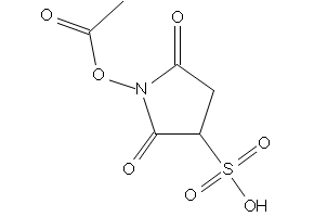 Sulfosuccinimidyl Acetate Chemical Structure